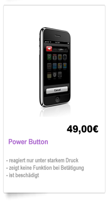 iPhone 3gs Power Button Reparatur